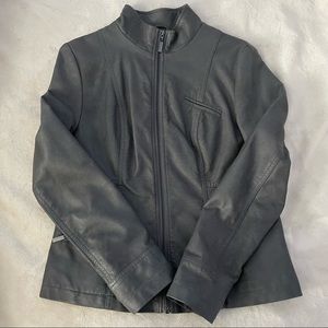 Faux Leather Jacket